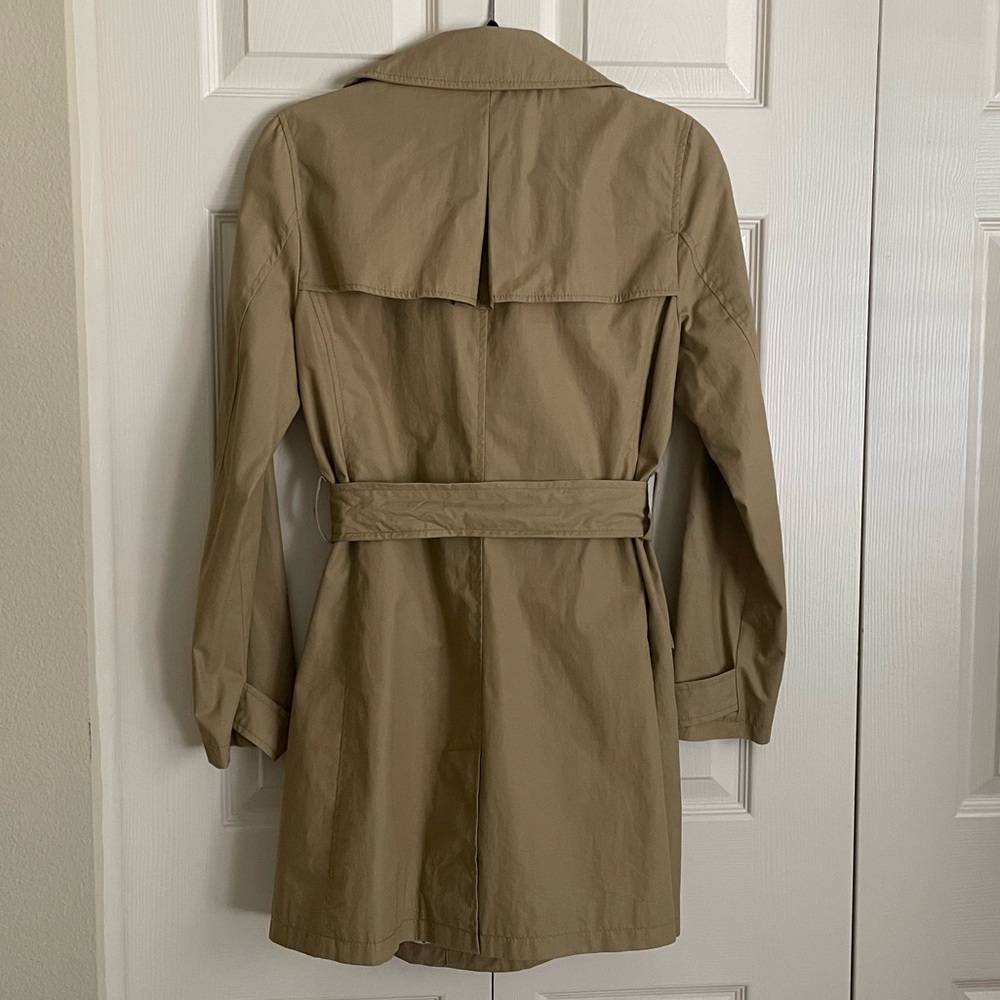 Old Navy Classic Tan Trench Coat - Picture 3 of 5